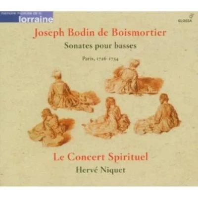 Afbeelding van Le Concert Spirituel, Hervé Niquet De Boismortier: Sonates Pour Basses (CD)