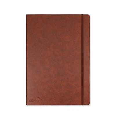 Afbeelding van Silvine Executive Ref 198TN Notitieboek, gelinieerd, bladwijzer, 160 pagina&#039;s, 90 g/m², Camel, A4