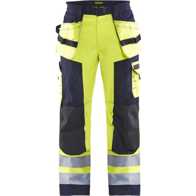 Afbeelding van Blaklader Multinorm werkbroek 1579 1514 High Vis Geel/Marineblauw C54