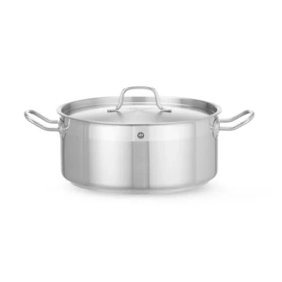 Afbeelding van Hendi Kookpan laag met deksel, RVS, 29,5(b)x39(d)x12(h)cm, 830505
