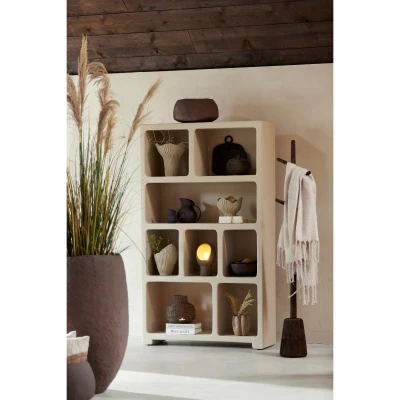 Afbeelding van Light&amp;living Vaas deco Ø39x21 cm TINGRI bruin