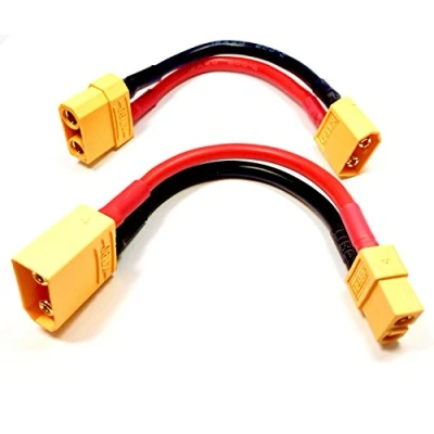 Afbeelding van VUNIVERSUM 2 stuks XT90 naar XT60 vrouwelijk stekker bus adapter voor Lipo batterij adapterkabel 10 cm 12 AWG RC siliconen kabel met hoge stroom