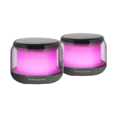 Afbeelding van Dankzij de draagbare Bluetooth® luidsprekers Mars Gaming MSAURA Zwart 15 W