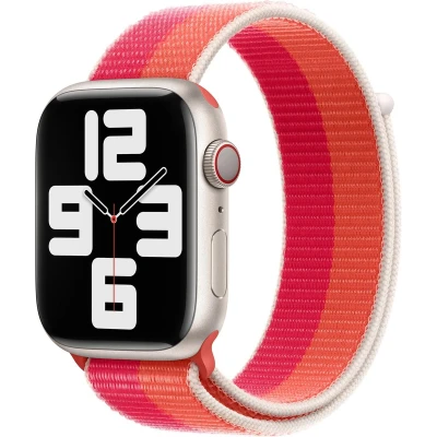 Afbeelding van Apple origineel Sport Loop Watch 42mm / 44mm 45mm 49mm Nectarine Peony MN5V3ZM/A