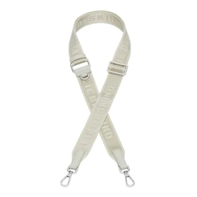 Afbeelding van LIEBESKIND BERLIN Schouderriem Accessoires voor tassen Logo Webbing Strap 3,2 cm Milk Crème