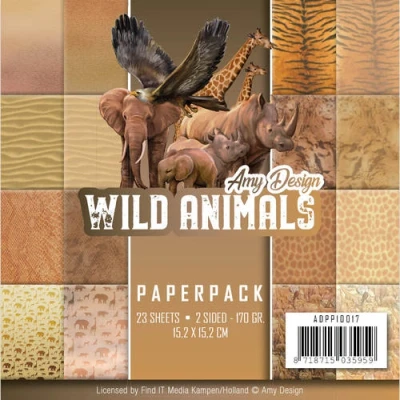 Afbeelding van Paperpack Amy Design Wild Animals