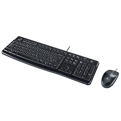 Afbeelding van Logitech Desktop MK120 Toetsenbord en muis set USB Russisch