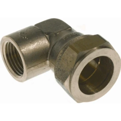 Afbeelding van VSH Super messing knelkoppeling knie 15 x 1/2 knel binnendraad