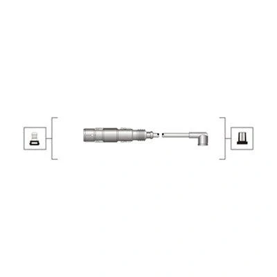 Afbeelding van MAGNETI MARELLI 941319170096 Bougiekabelset VOLKSWAGEN: Polo III Hatchback, SEAT: Arosa