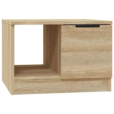 Afbeelding van vidaXL Salontafel, Sonoma eik, 50 x 36 cm, bewerkt hout