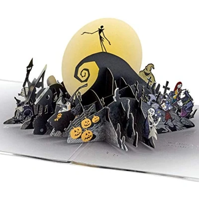 Afbeelding van Hallmark Signature Paper pop up verjaardagskaart &quot;Wonder Nightmare Before Christmas&quot; (Happy Nightmars)