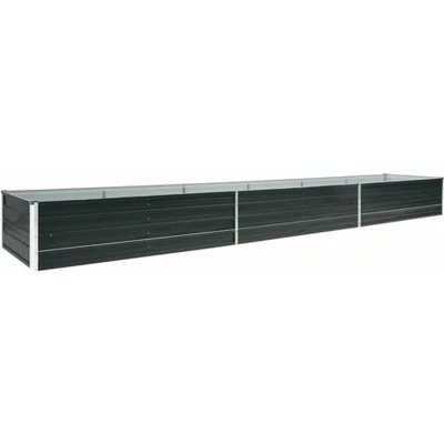 Afbeelding van Plantenbak verhoogd 480x80x45 cm gegalvaniseerd staal antraciet