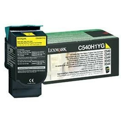 Afbeelding van Lexmark C540H1YG Toner Geel Hoge capaciteit