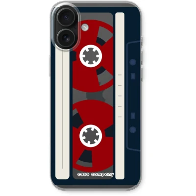 Afbeelding van Case Company® hoesje geschikt voor iPhone 16 Plus Here&#039;s your tape Soft Cover Telefoonhoesje Bescherming aan alle Kanten en Schermrand