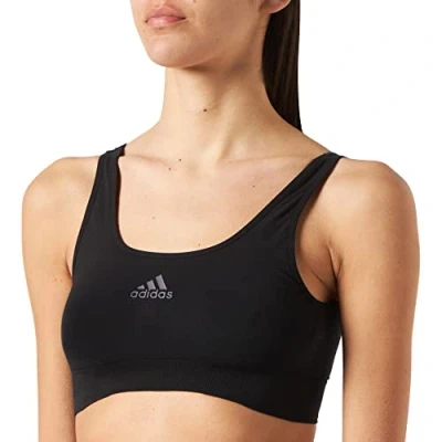 Afbeelding van adidas Sportswear Scoop Lounge Bustier, Dames, Maat: Medium, Black