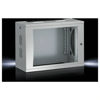 Afbeelding van Rittal 7507.010 19inch patchkast (b x h d) 600 492 400 mm 9 HE Grijs wit (RAL 7035)