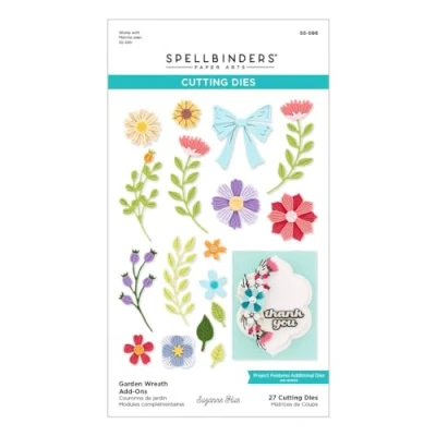 Afbeelding van Spellbinders Garden Wreath Add Ons Etched Dies (S5 598)
