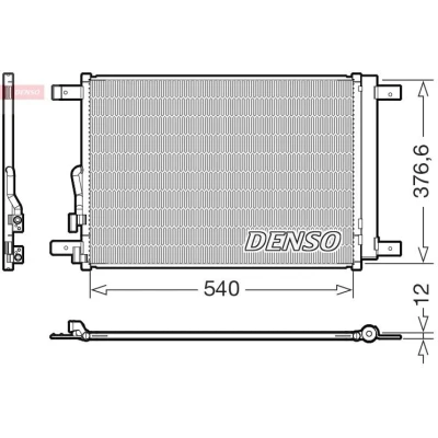 Afbeelding van DENSO DRM05004 Radiateur 600 359 34 BMW: 1 Hatchback, 3 Touring, Saloon
