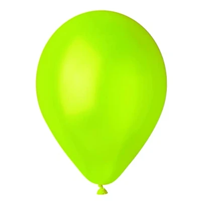 Afbeelding van 100 stuks parelmoer ballonnen van hoogwaardig natuurlijk latex, G120 (Ø 33 cm/13 inch), lichtgroen