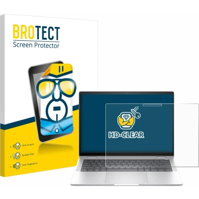 Afbeelding van BROTECT Screenprotector voor HP EliteBook x360 1040 14 G11 2 in 1 Folie Beschermfolie transparant