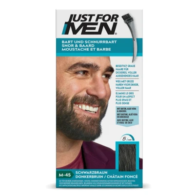 Afbeelding van Just For Men Mustache &amp; Beard Dark Brown M 45