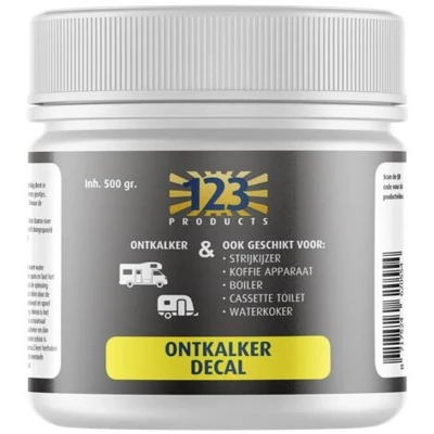 Afbeelding van 123 Products Decal Ontkalker 500 Ml Transparant Schoonmaakartikelen
