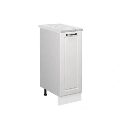 Afbeelding van Vicco Apotheekkast R Line, Wit Landhuis/Wit, 30 cm WB Marmer