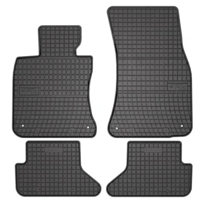 Afbeelding van FROGUM BASIC 411197 Vloermatset Rubber voor en achter 4 Zwart Op maat gemaakt