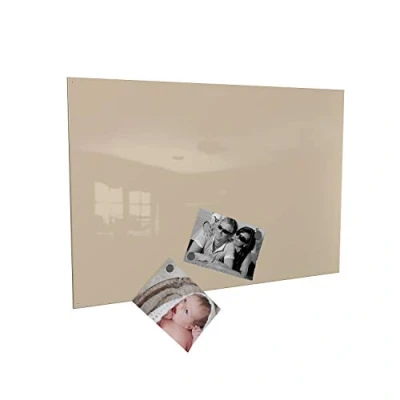 Afbeelding van Magneetbord, verschillende maten en kleuren, inclusief 10 magneten, Made in Germany, 60 x 90 cm, vanille/beige