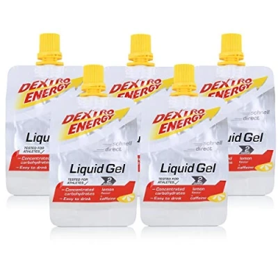Afbeelding van Dextro Energy 5 x vloeibare gel citroen + cafeïne 60 ml