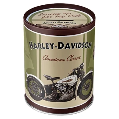 Image de Tirelire en métal Harley Davidson