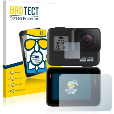 Afbeelding van BROTECT Screenprotector voor GoPro Hero 7 Black Folie Beschermfolie Beschermglas matte