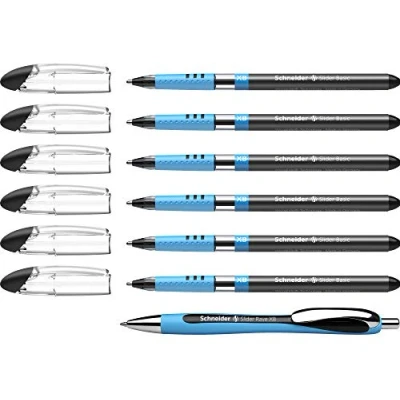 Afbeelding van Rollerpen Schneider Slider Basic XB zwart met 1 balpen Rave gratis