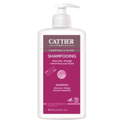 Afbeelding van Cattier Shampoo dagelijks gebruik aloe vera sinaas sulfaatvrij bio 500ml