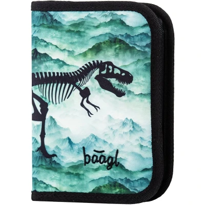 Afbeelding van Baagl Trousse pour garçons et filles d&#039;écolier à crayons d&#039;école, Dinosaure,