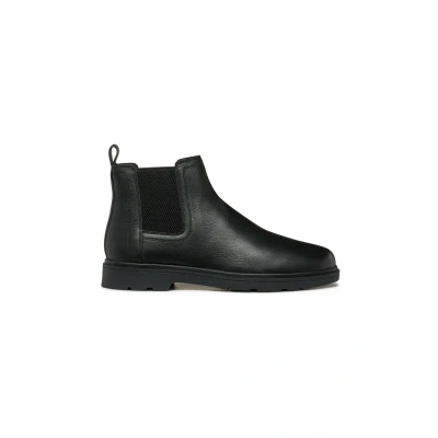 Afbeelding van Geox Spherica Korte laarzen, Heren, Maat: 41, Black Leer en textiel
