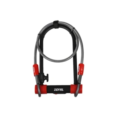 Afbeelding van Zétal K Traz U13, zeer diefstalveilig U slot voor fiets, beugel van robuust staal, optioneel 120 cm kabel, hangslot elektrische mountainbike, scooter, motorfiets