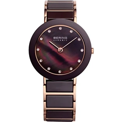 Afbeelding van BERING Ceramic 11435 765 Horloge Staal Keramiek Rosékleurig Rood Ø 35 mm
