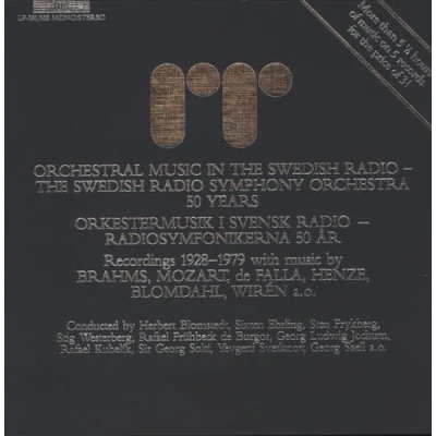 Afbeelding van Swedish Radio Symphony Orchestra Srso Historical (3 CD)