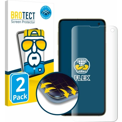 Afbeelding van BROTECT Screenprotector voor Samsung Galaxy S10e Folie Beschermfolie transparant volledig dekking (2 Stuks)