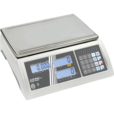 Afbeelding van Kern CFS 50K 3 Telweegschaal Weegbereik (max.) 50 kg Resolutie 1 g werkt op het lichtnet, een accu Zilver