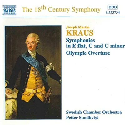 Afbeelding van Swedish Chamber Orchestra Kraus: Symphonies/Olympie Overture (CD)
