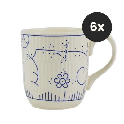 Afbeelding van Royal Boch Set 6x Beker 0,28L Copenhague