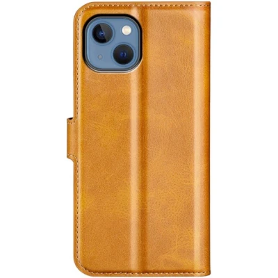 Afbeelding van Casecentive Leren Wallet case met sluiting iPhone 14 Pro Max tan