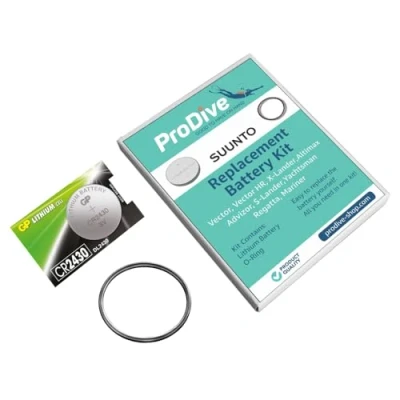 Afbeelding van Vervangende batterijset voor Suunto Prodive sporthorloge. Lithiumbatterij