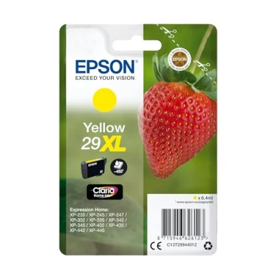 Afbeelding van Epson 29XL (C13T29944012) Inktcartridge Geel Hoge capaciteit