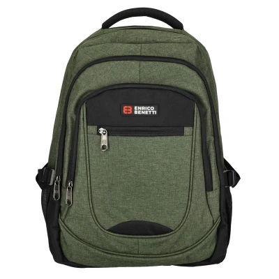 Afbeelding van Enrico Benetti Hamburg 17&quot; Laptop backpack olijfgroen