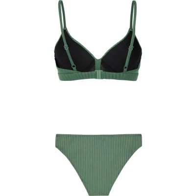 Afbeelding van Protest Prtmanja 25 Beugel bikini set Dames B&amp;C&amp;D cup Ribstof Verstelbare bandjes Veggie Green