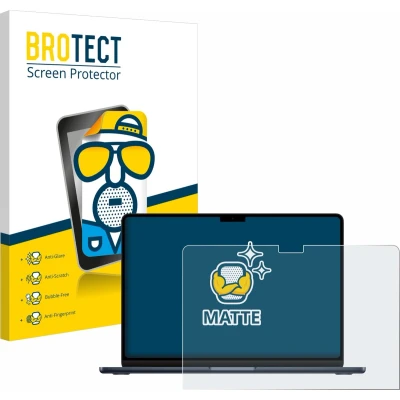 Afbeelding van BROTECT Screenprotector voor Apple MacBook Air 13&quot; M3 2024 Folie Beschermfolie matte