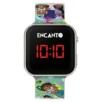 Afbeelding van Disney Jewelry Encanto Digitaal horloge voor kinderen, Maat: One Size, Tourquoise